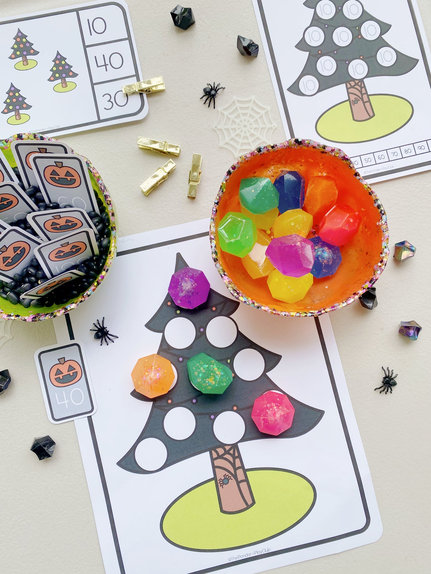 Decorate the Halloween Tree counting games