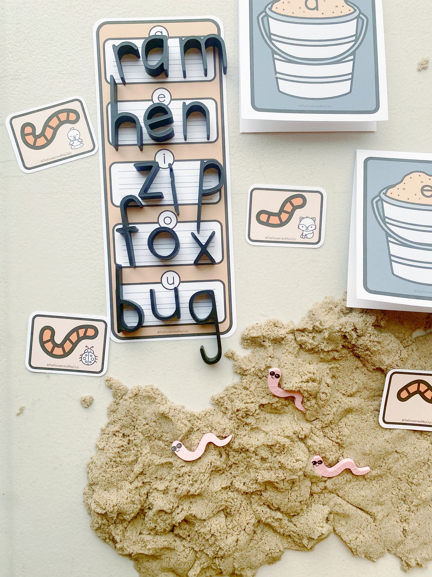 Night Crawlers Phonics and Math Bundle