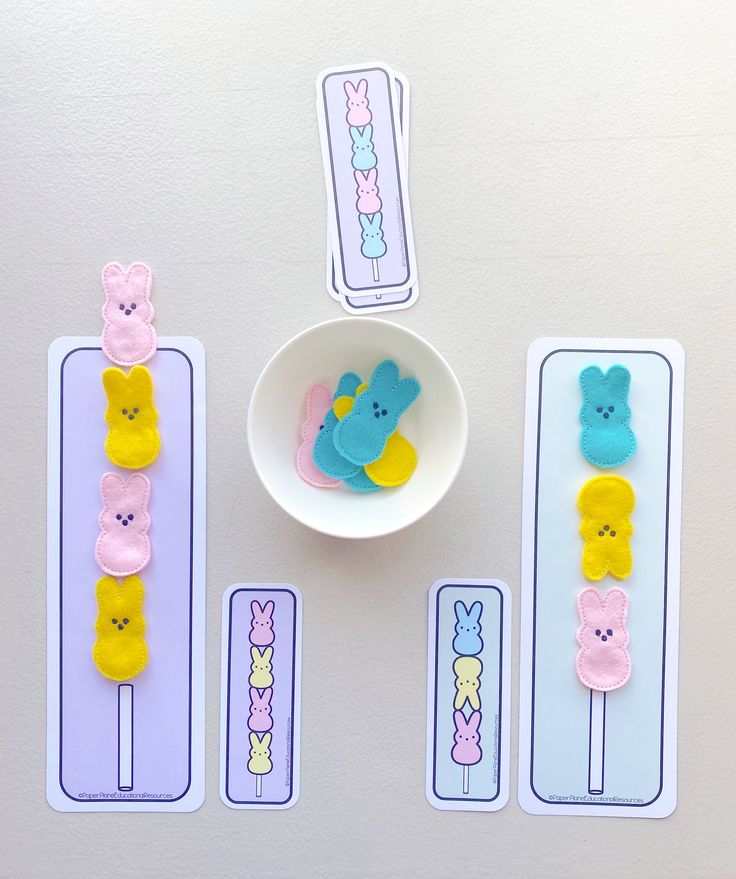 Marshmallow Bunny Manipulatives