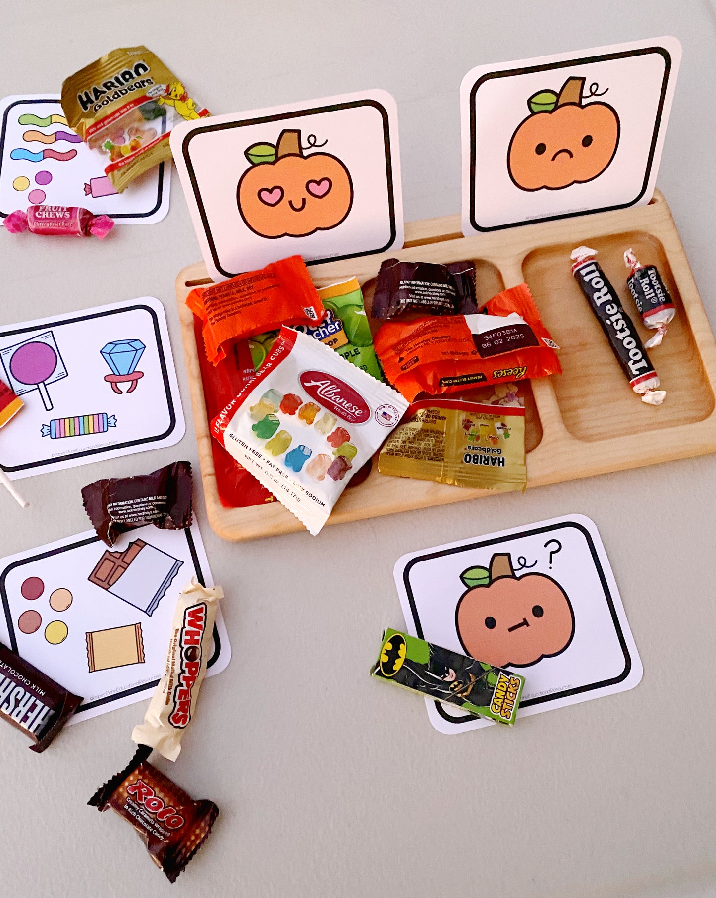 Candy Piles: Sorting, Counting, and Comparing