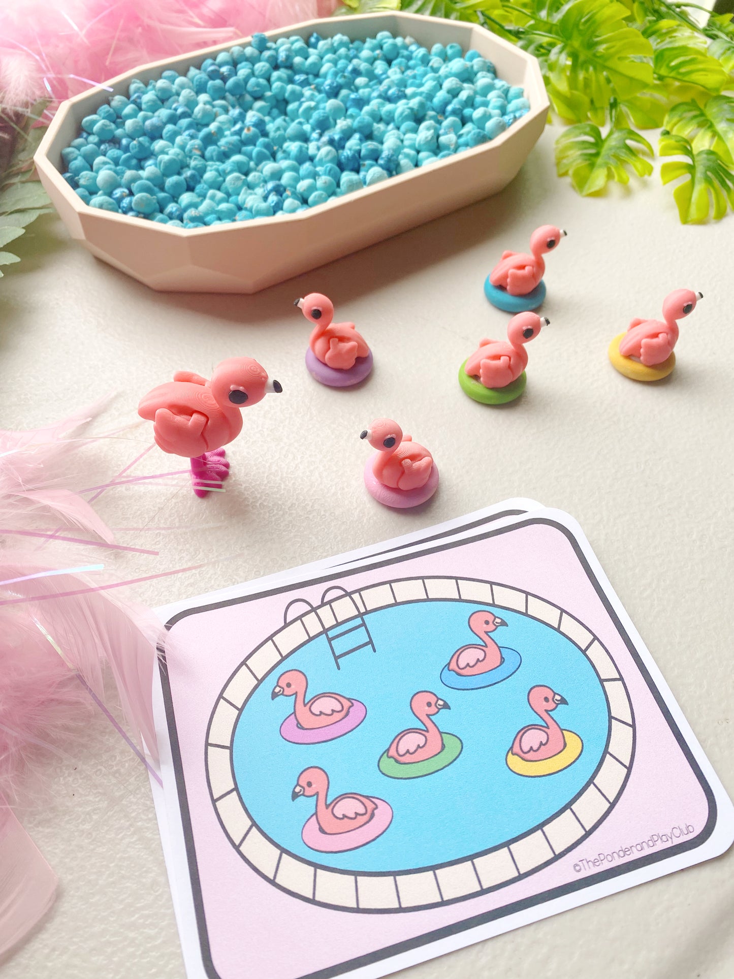 Flamingo Pool Party Ponder+Play Kit