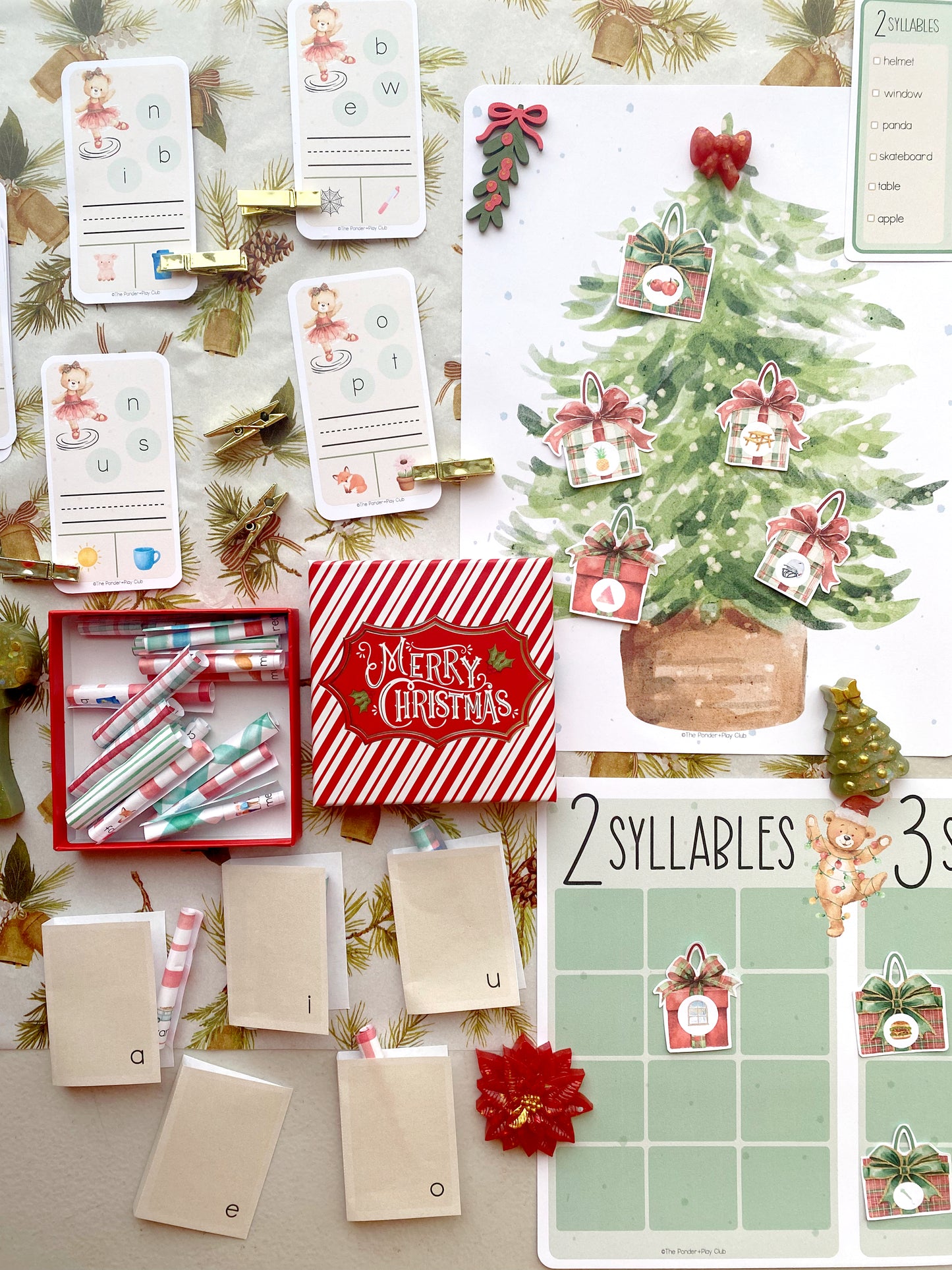 After Christmas Clean Up: Phonics and STEM Bundle