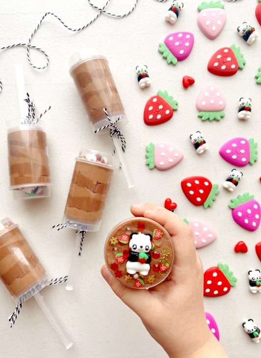 Chocolate Covered Strawberries Dough Kit