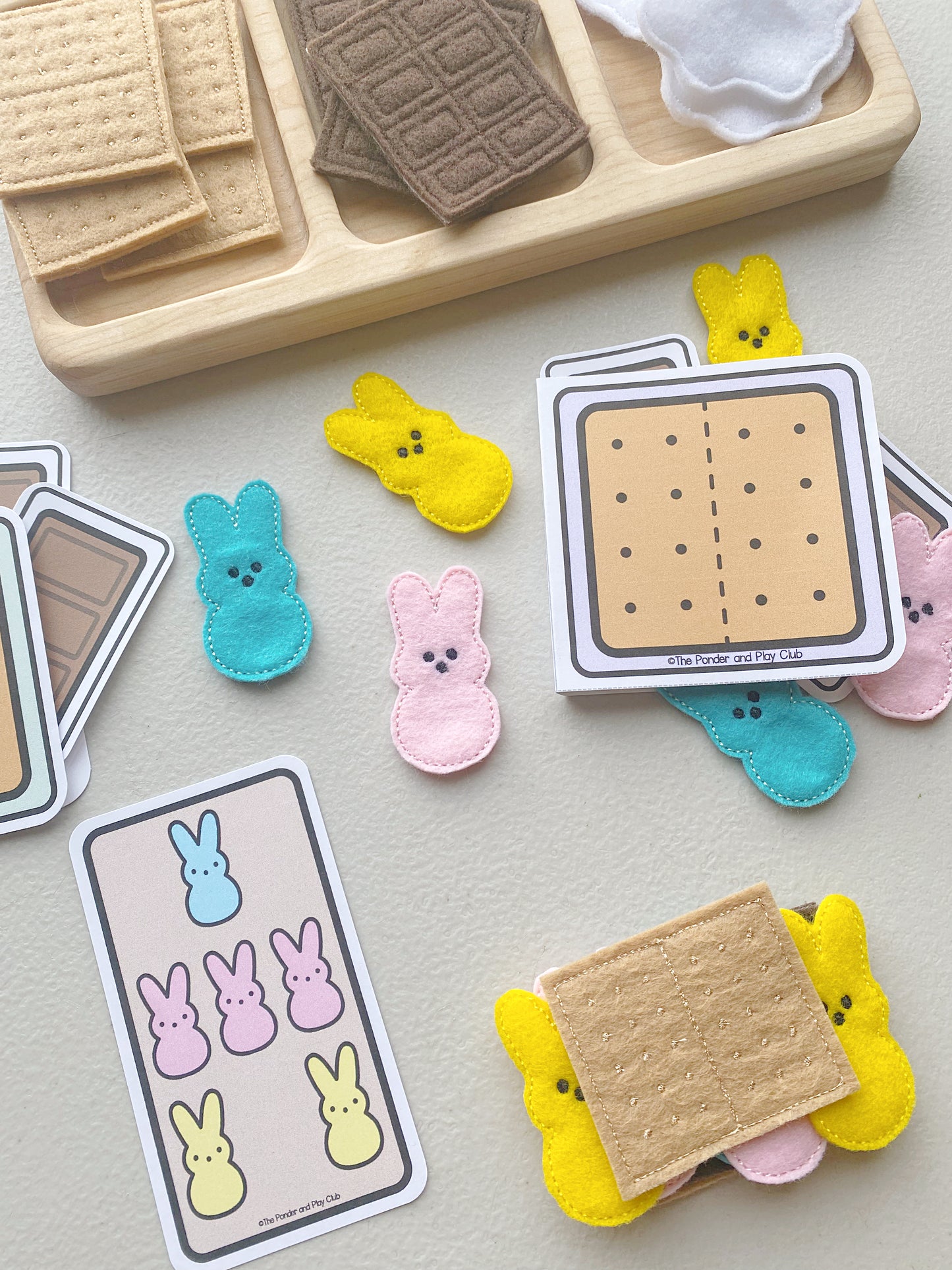 Marshmallow Bunnies Phonics and STEM Bundle