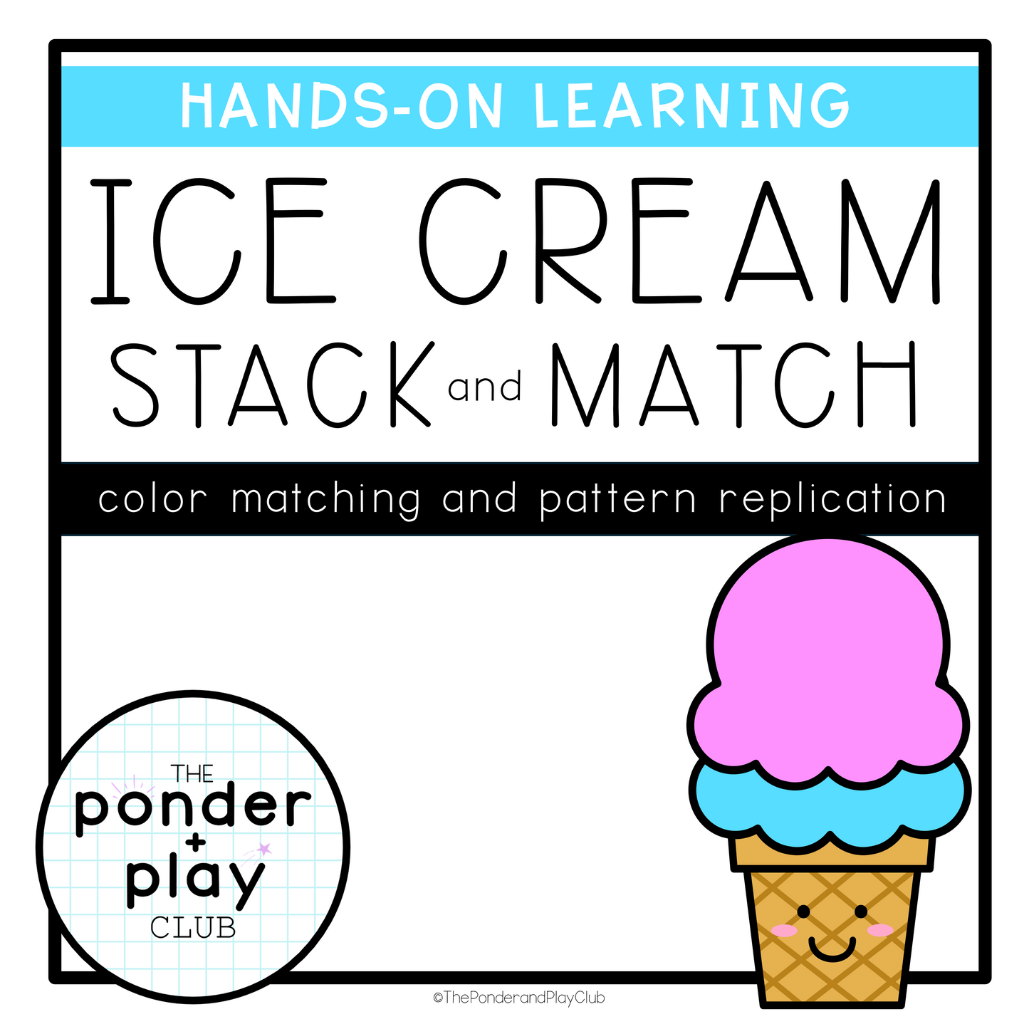 Ice Cream Stack+Match
