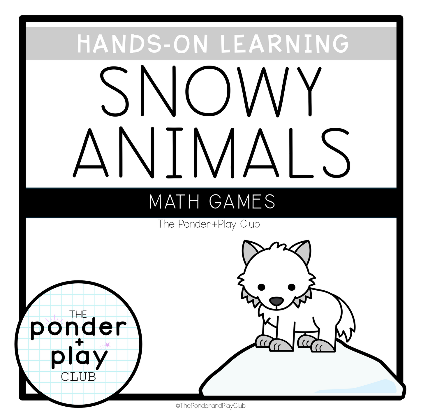 Snowy Animals: Math Games