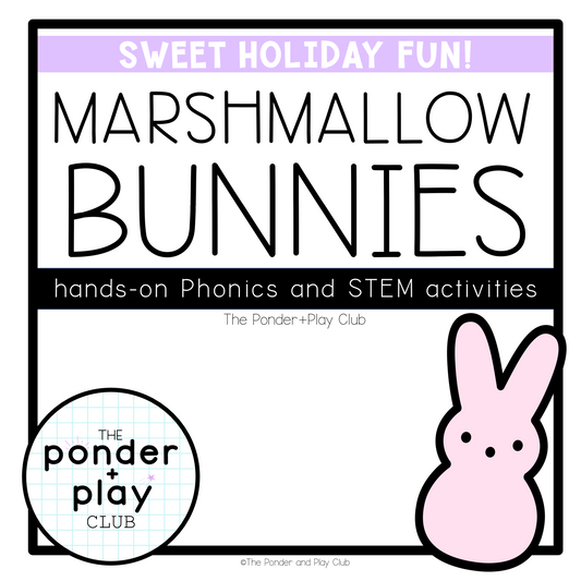 Marshmallow Bunnies Phonics and STEM Bundle