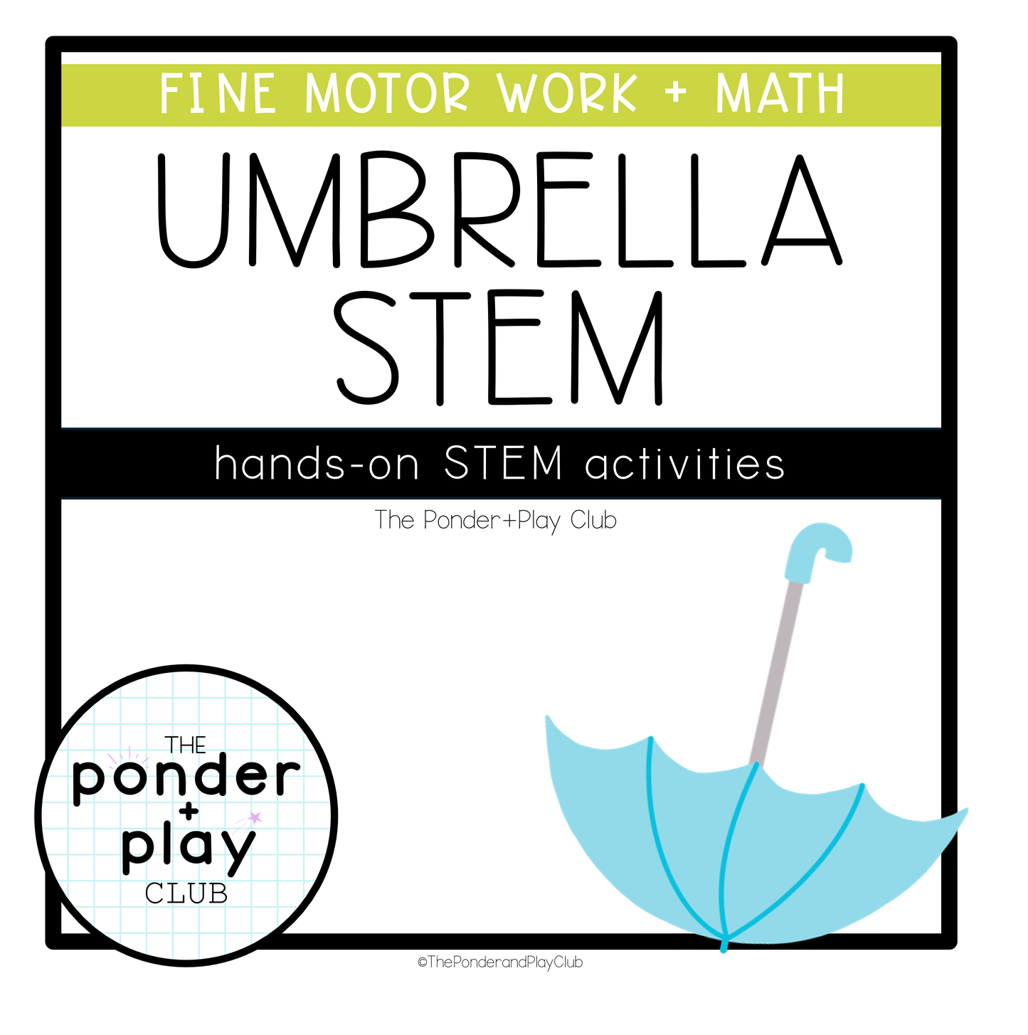 Umbrella STEM Activity Bundle