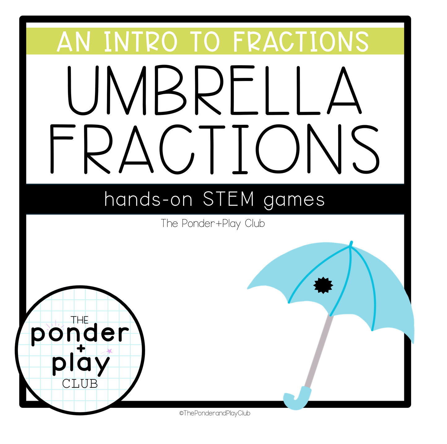 Umbrella STEM Activity Bundle