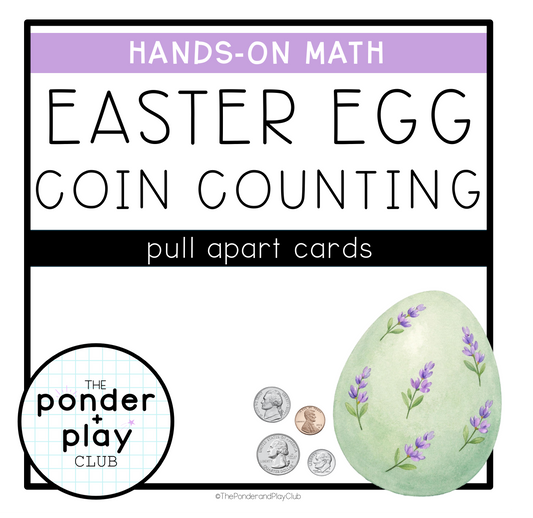 Coin Counting Egg Cards