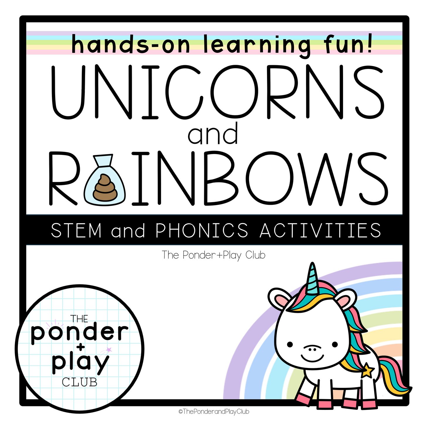 Unicorns and Rainbows Phonics and STEM activities