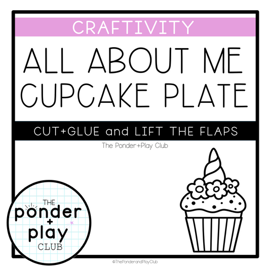 All About Me: Cupcake Plate
