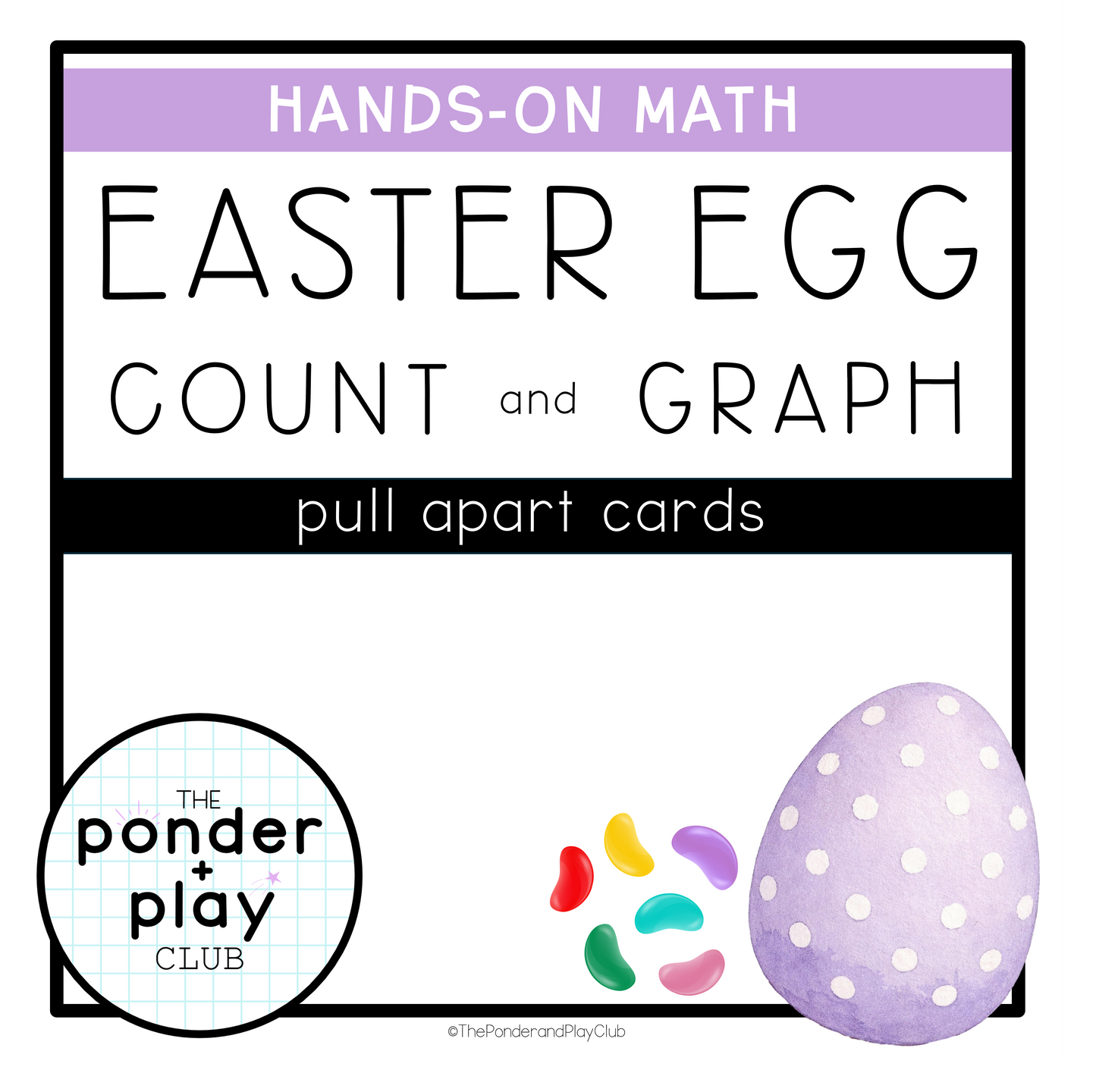 Candy Counting Egg Cards