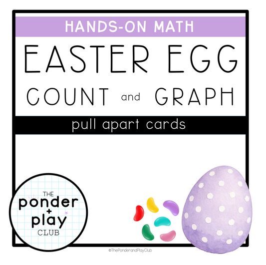 Candy Counting Egg Cards