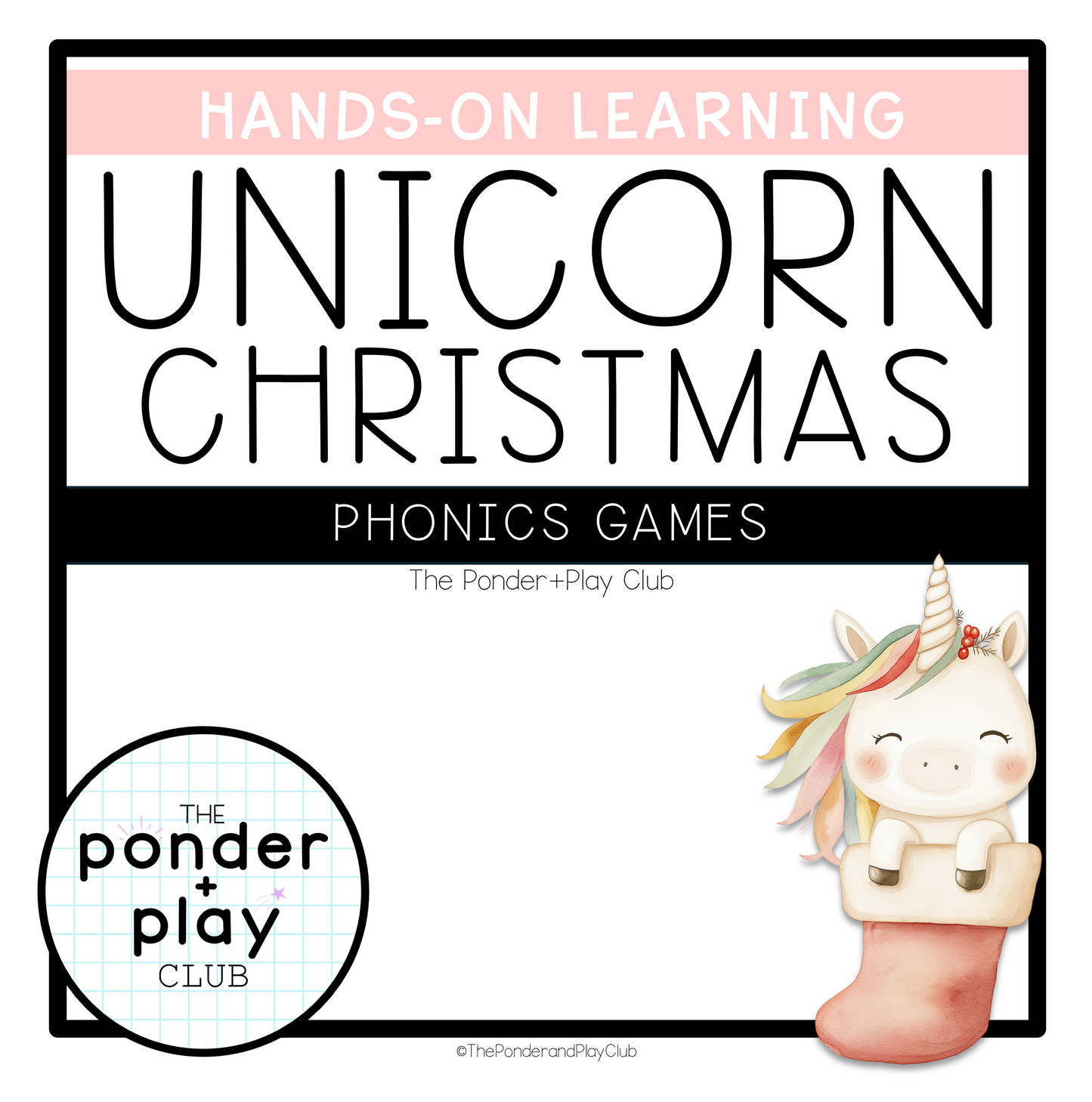 Unicorn Christmas-Phonics