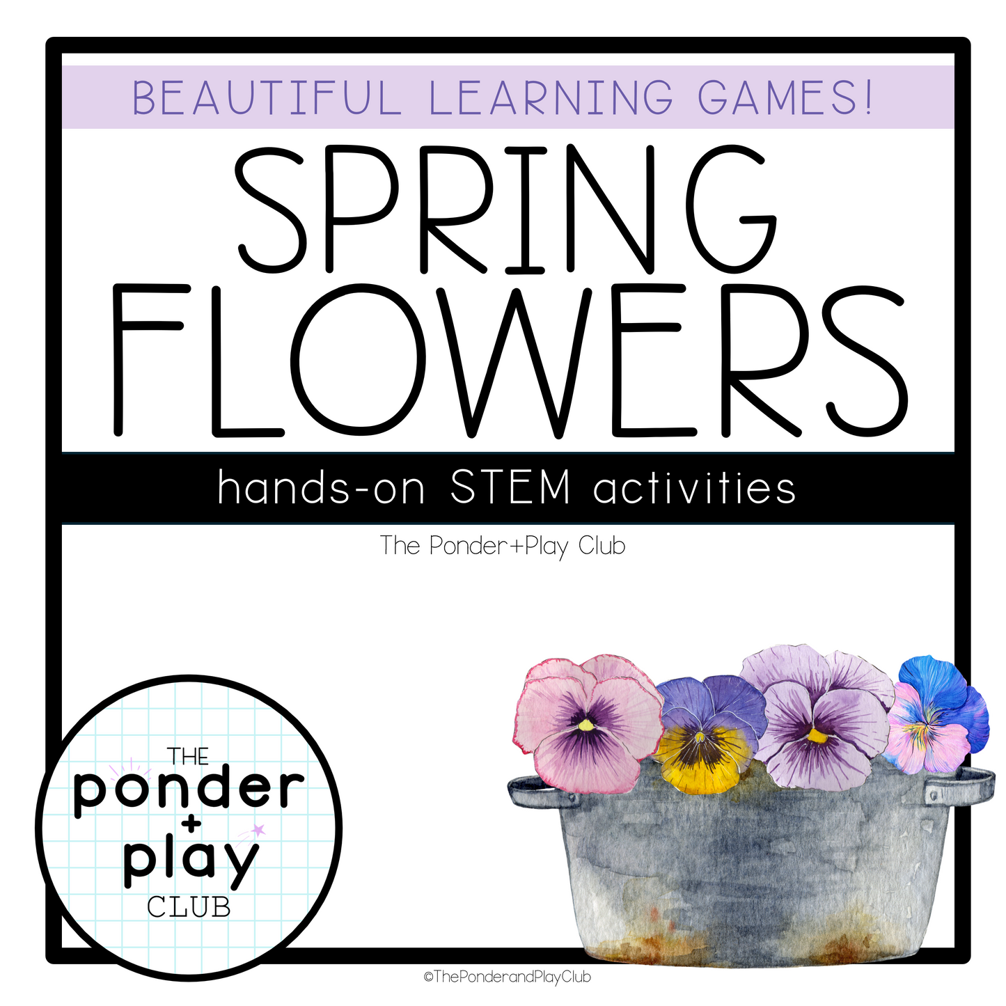 Spring Flowers STEM Bundle