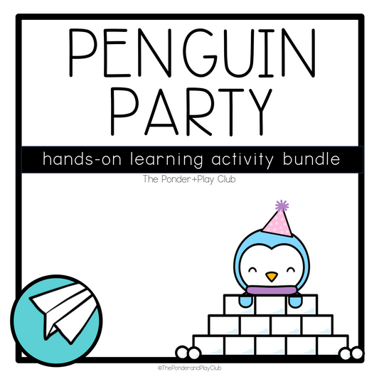 Penguin Party Phonics and STEM Bundle